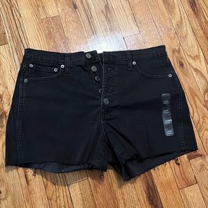 GAP High Waisted Black shorts
